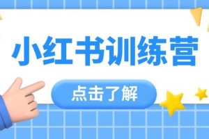 小红书训练营，助小白入门，掌握技巧变达人，课程实操又全面（12节课）