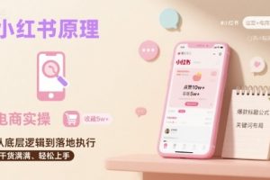 小红书原理以及详细实操流程，小红书电商教程