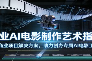 商业AI电影制作艺术指南：定制商业项目解决方案，助力创办专属AI电影工作室